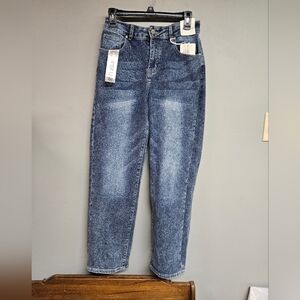 BAMBOO Dark Blue Junior's Size 7 Women's Flare Wide Leg Jeans